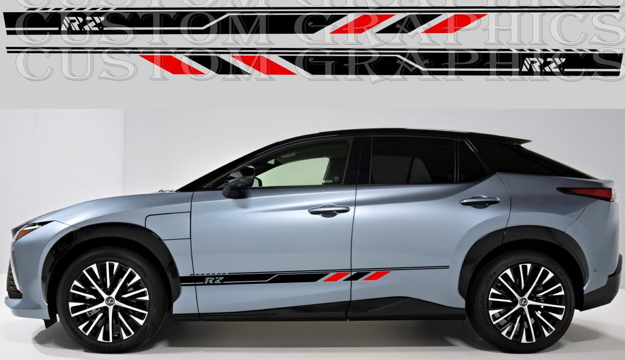 Premium Stickers Compatible With Lexus RZ Best Quality Decals Unique Design New