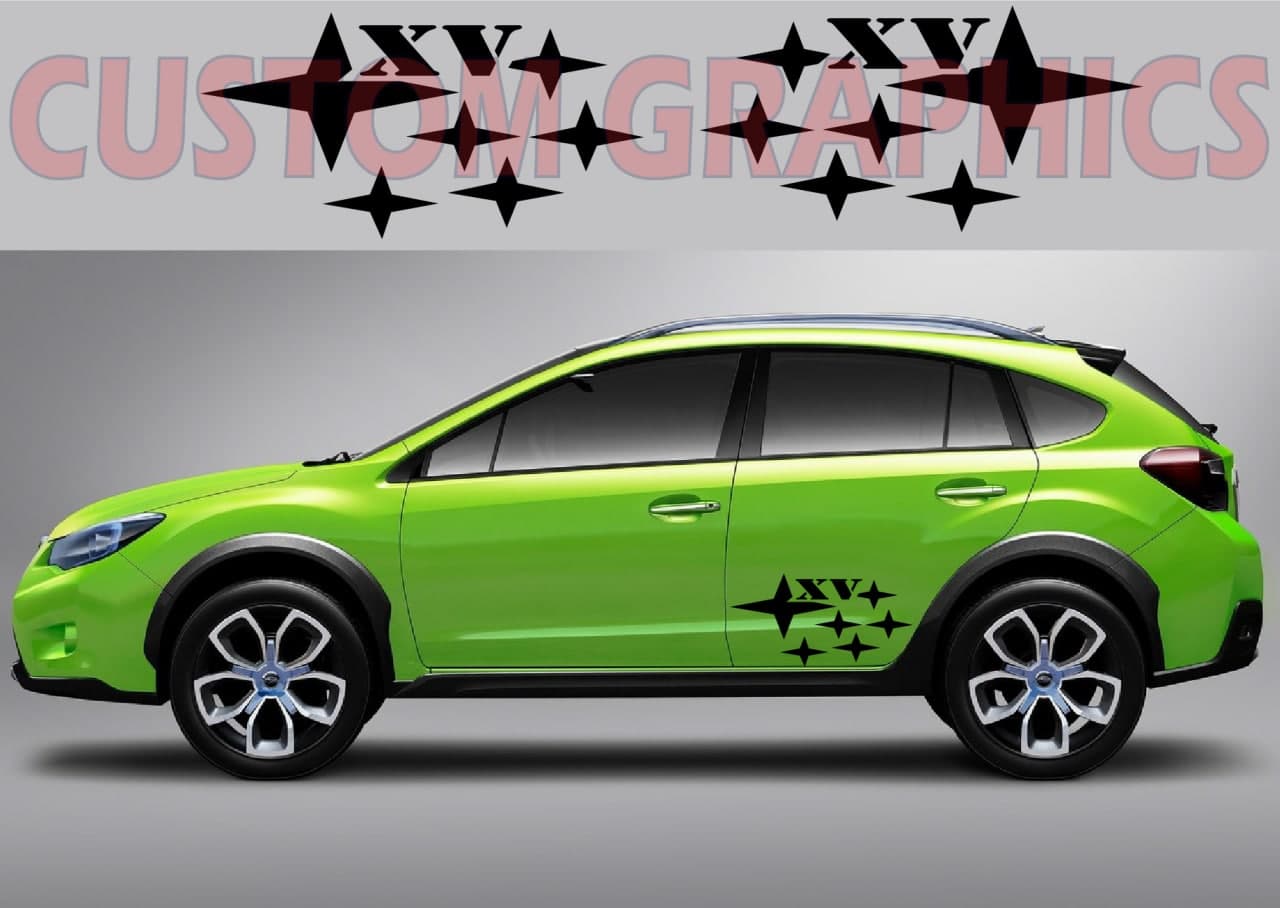 Vinyl decal Stickers Compatible with Subaru XV | Brothers Graphics