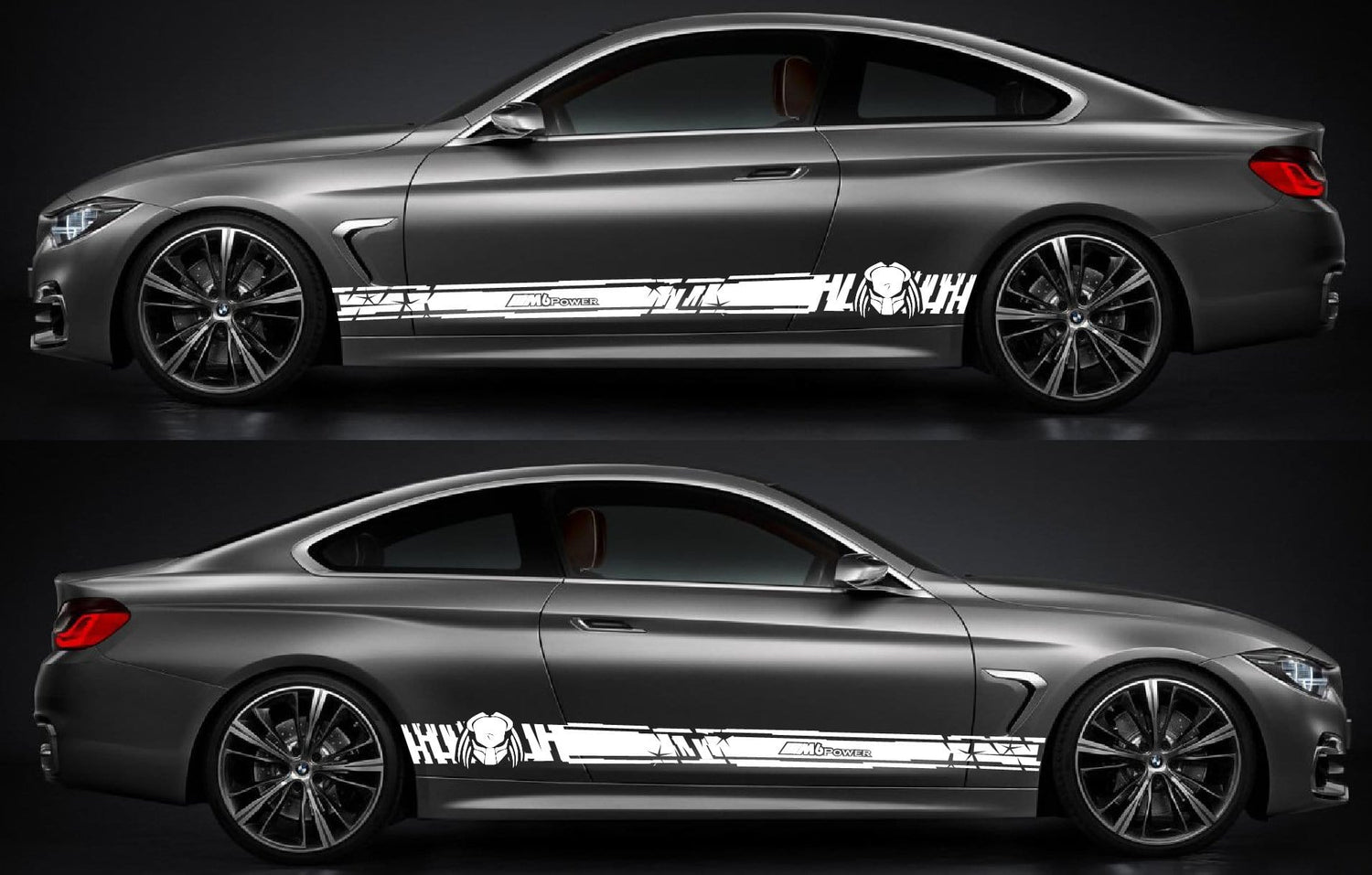 Vinyl decal Stickers for BMW M6  premium vinyl decals and stripe kits. 