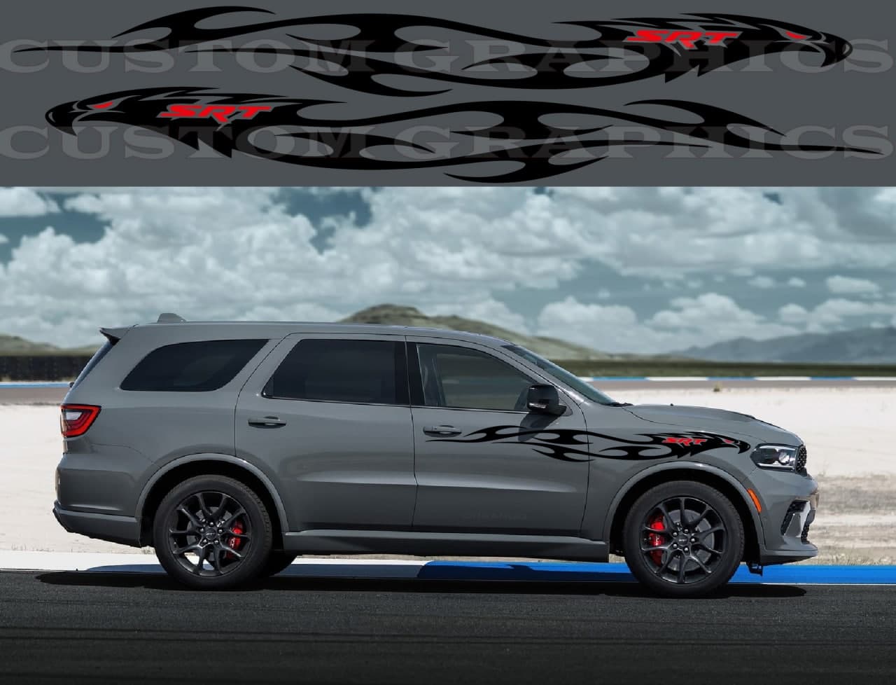 Vinyl decal Stickers Compatible with Dodge Durango Collection 