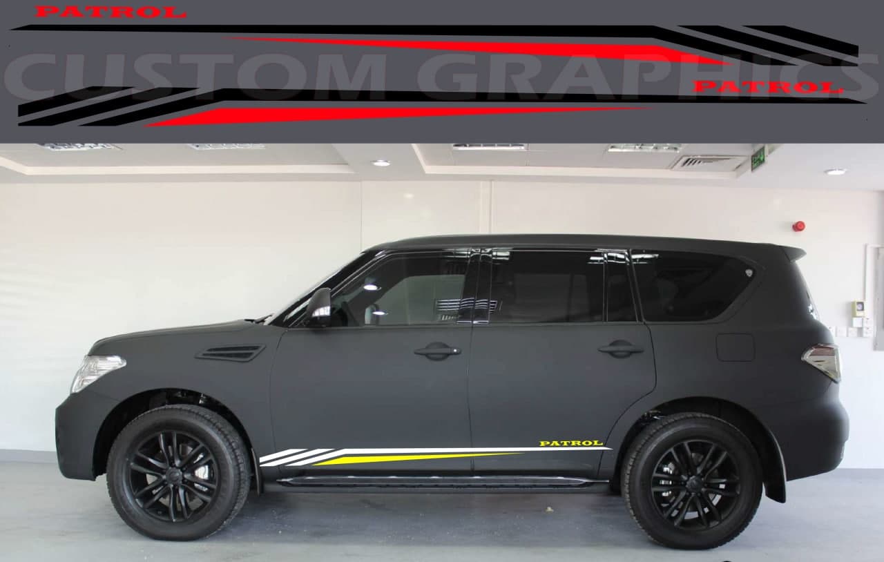 Vinyl decal Stickers Compatible with Nissan Patrol Xterra Collection | Brothers Graphics