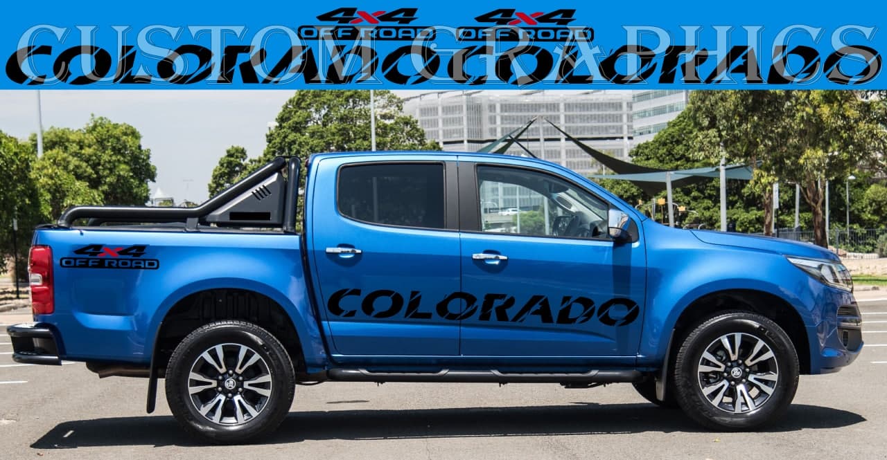 Vinyl decal Stickers Compatible with Chevrolet Colorado | Brothers Graphics