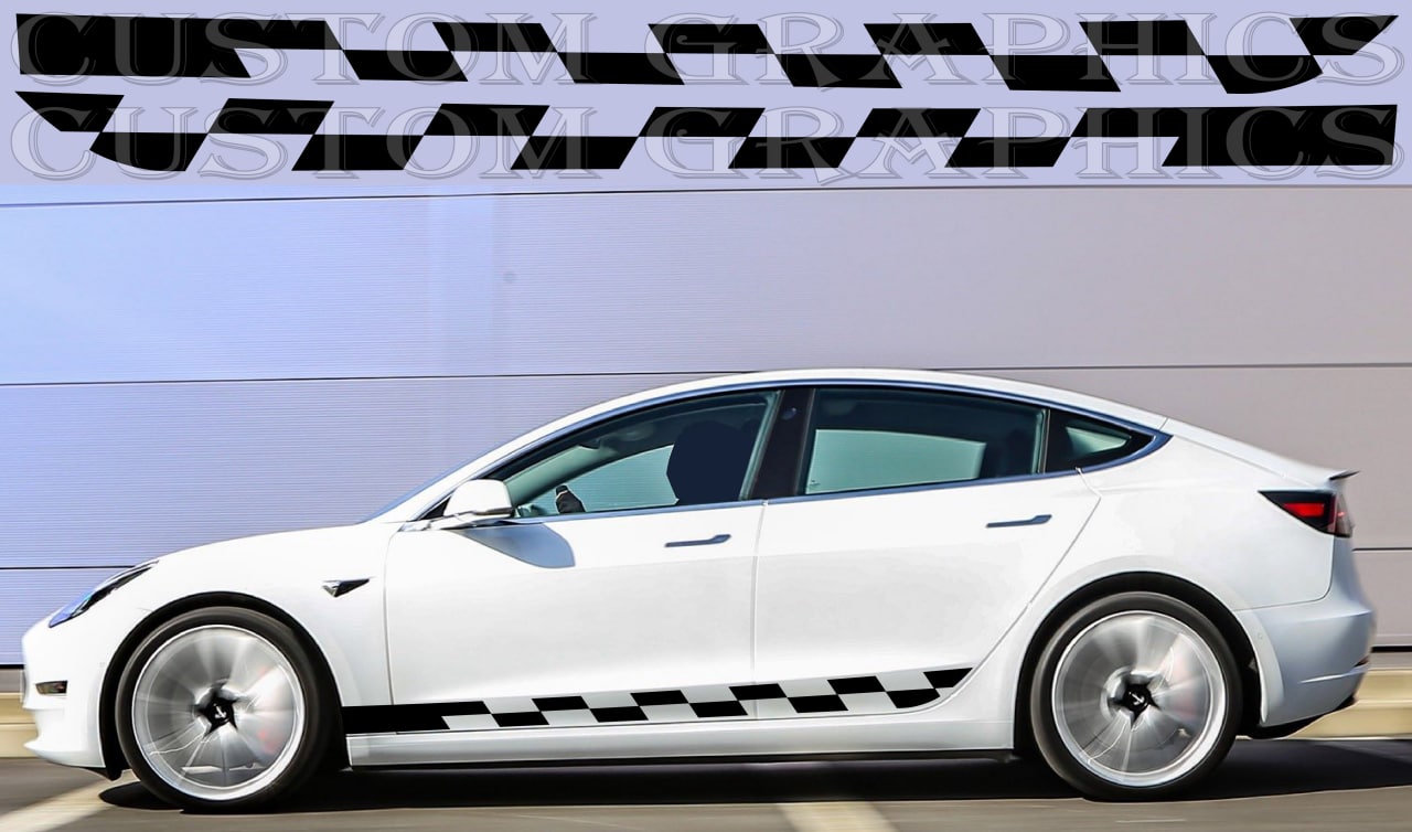 Tesla Model 3 Collection  Transform your Tesla Model 3 with sleek vinyl decals. Minimalist or bold designs available. UV-resistant and durable