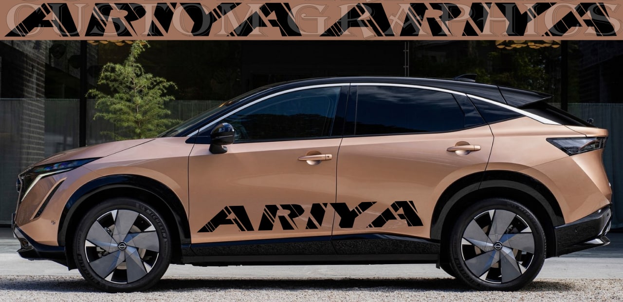 Vinyl decal Stickers Compatible with Nissan Ariya