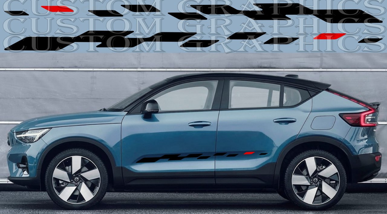 Vinyl decal Stickers for VOLVO C40 | Brothers Graphics