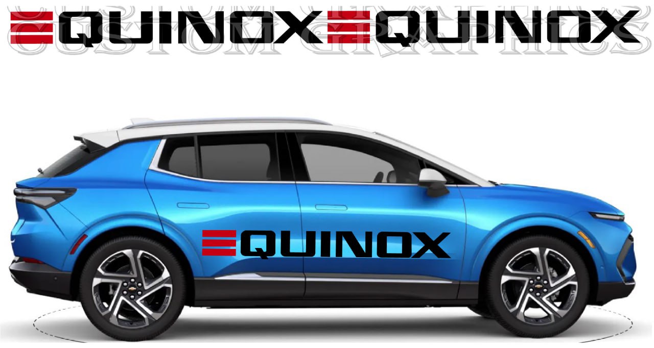 Stickers Compatible With Chevrolet Equinox Collection | Brothers Graphics 2023 2024