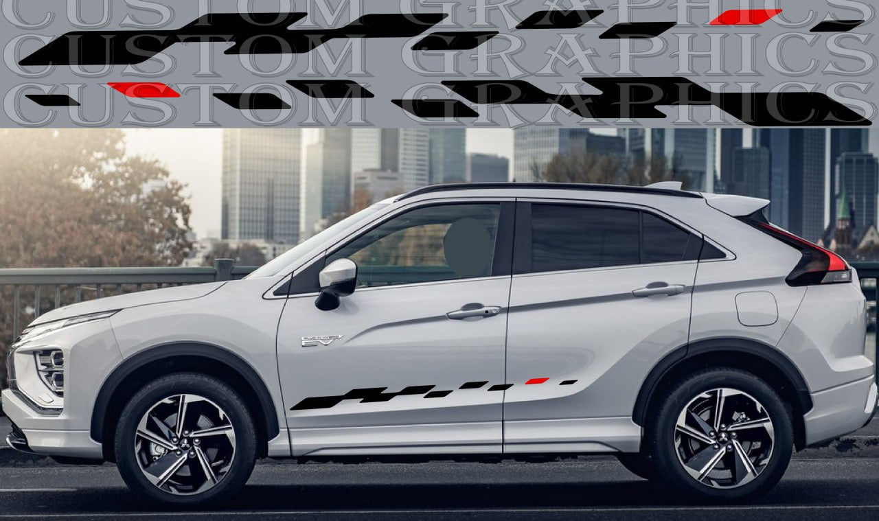  Mitsubishi Eclipse Cross Vinyl Sticker Unique Design Car tuning car lovers