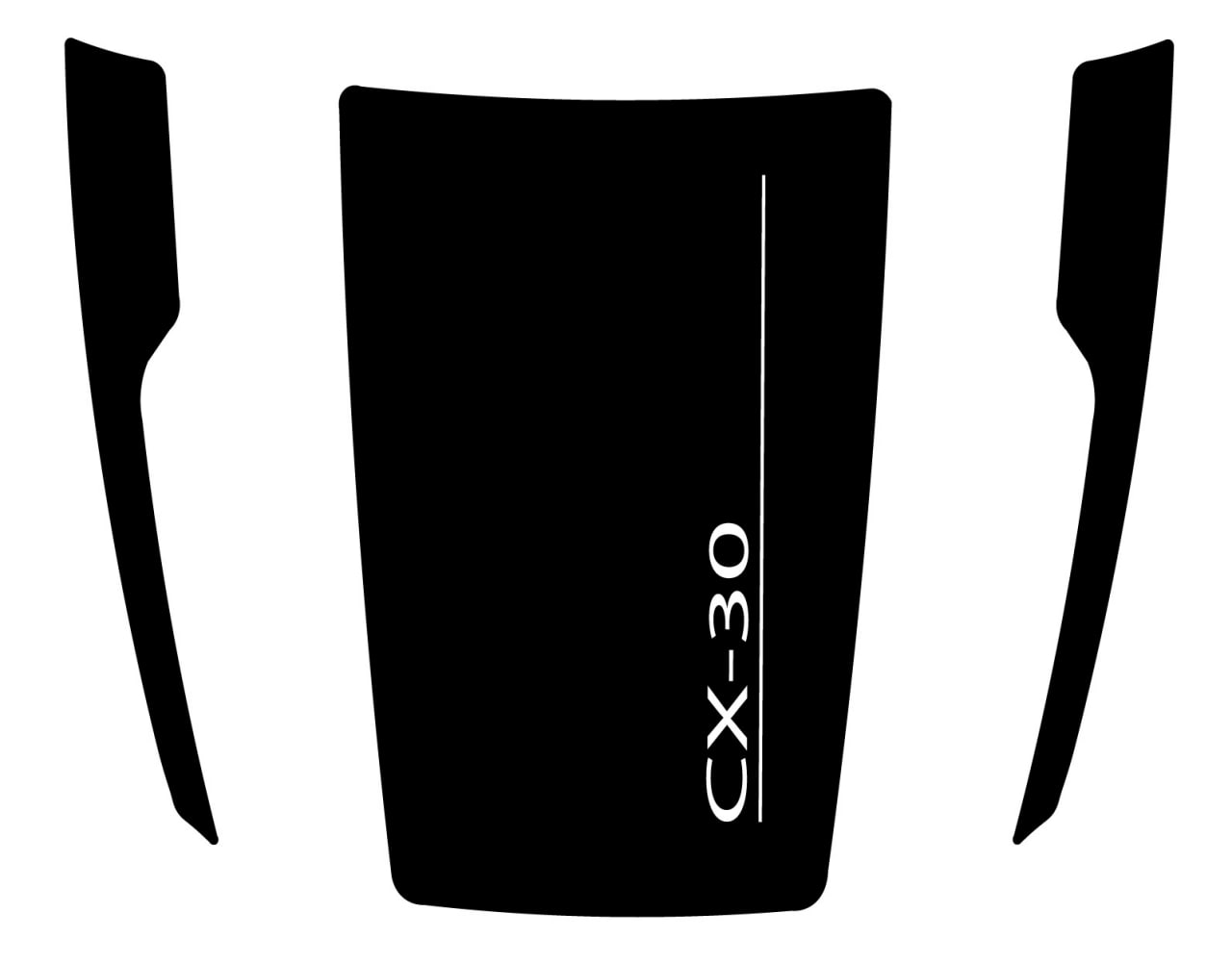 Sticker Decals Mazda CX-30 CarLovers,   CarEnthusiast,   CarLife,   AutoObsessed,   CarPorn,   CarStyling,   CarModification