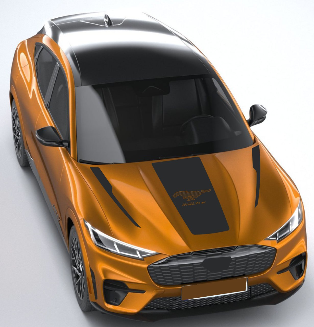 Premium Vinyl Stickers for Mustang Mach-E – Custom Fit, Sporty Design