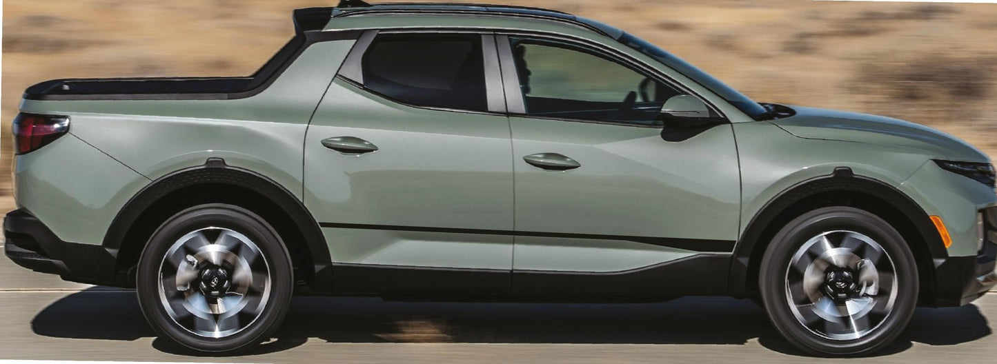 Premium Vinyl Sticker Compatible with for HYUNDAI Santa Cruz
