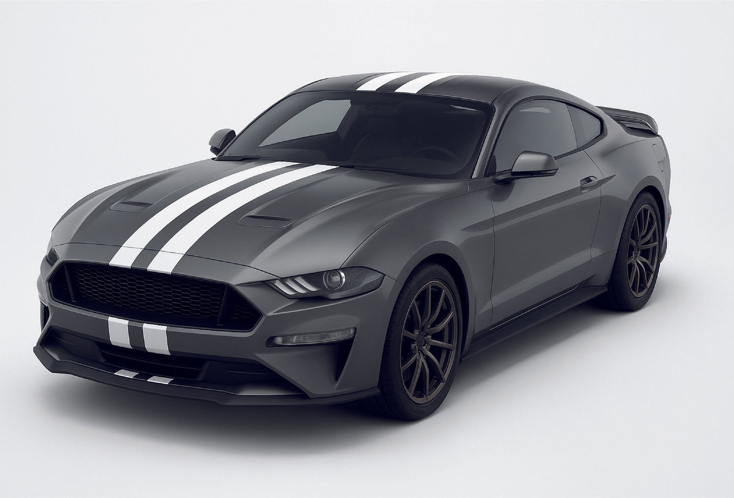 New Design Vinyl Stickers Ford Mustang – Stripe Design Full Classic