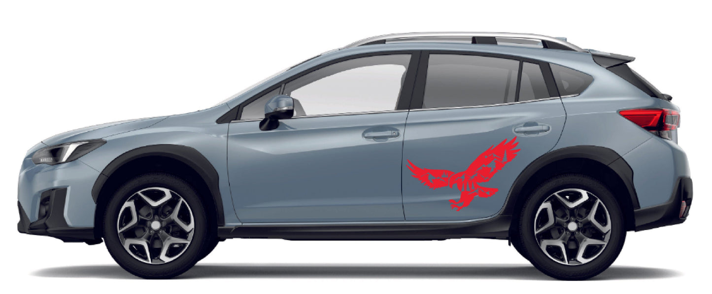 Premium Vinyl Stickers Crosstrek Subaru XV Eagle Design NOT OEM