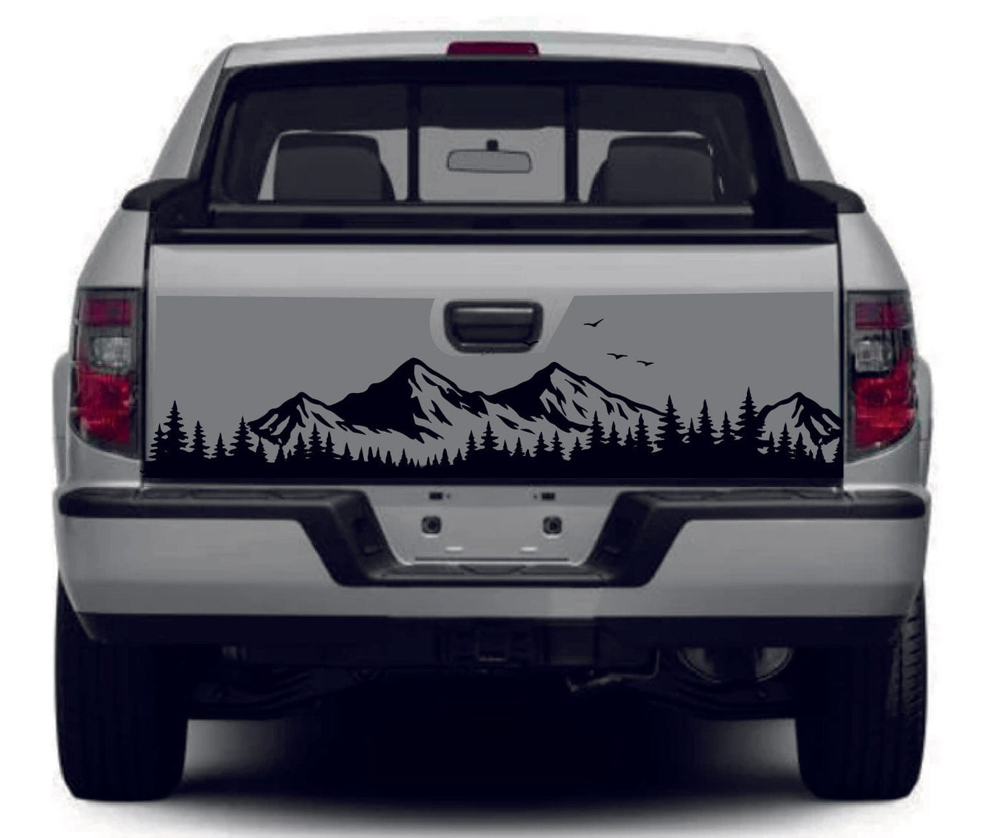 New Forest Design Tailgate Vinyl Stickers Compatible With Honda Ridgeline