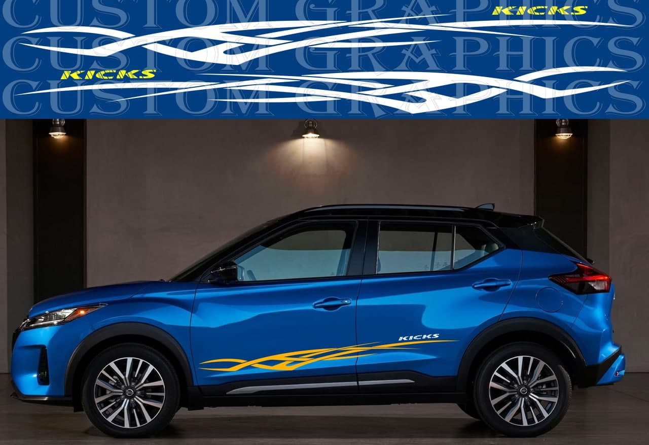 Tribal Design Stickers Compatible With Nissan Kicks