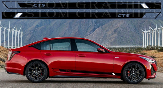 Sticker Compatible with Cadillac CT5 V New Design Body Kit