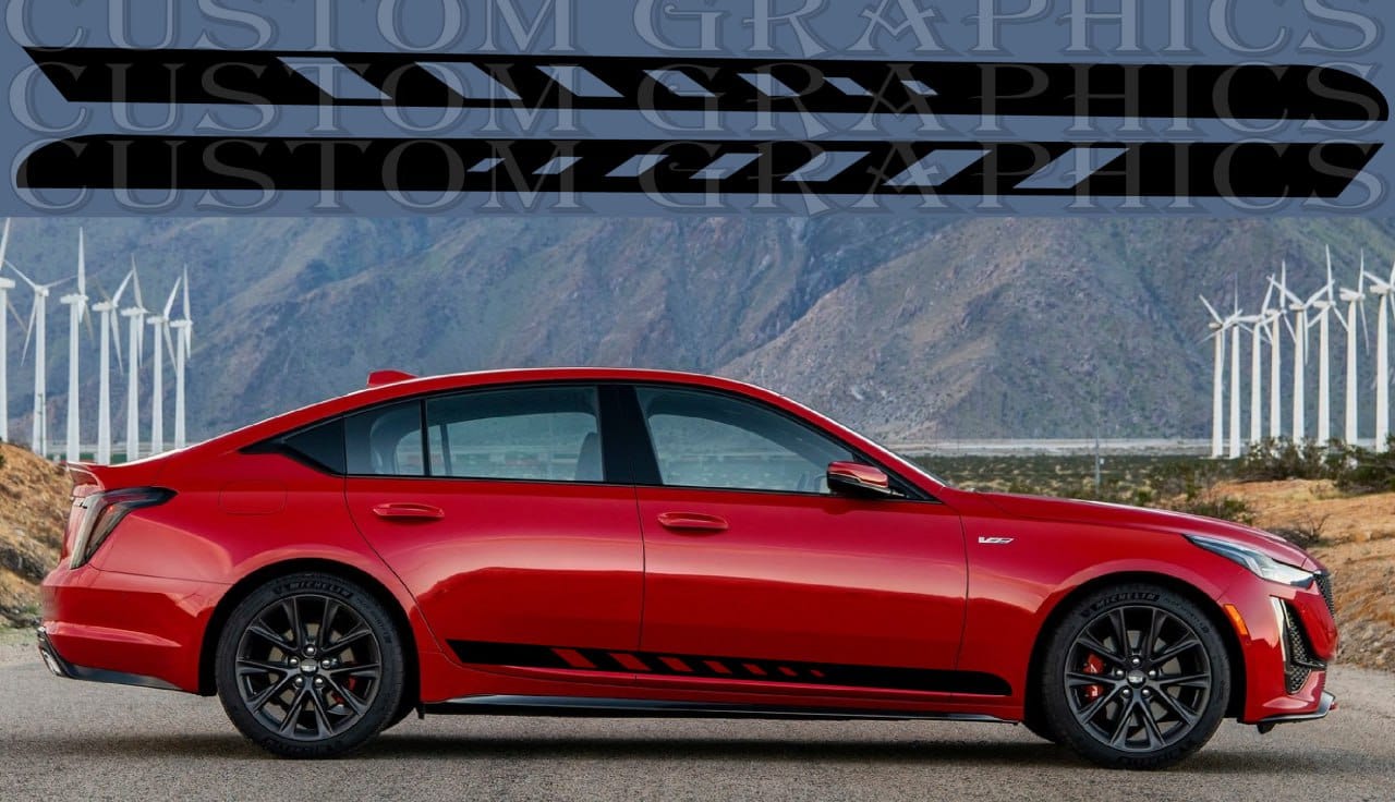 Sticker Compatible with Cadillac CT5 V 2020 New Classico Design Body Kit