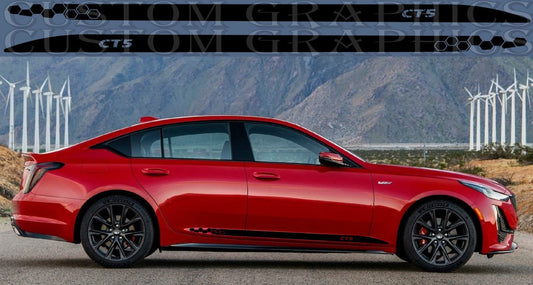 Sticker Compatible with Cadillac CT5 V 2020 Honey Design Body Kit