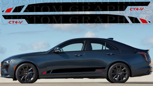 Sticker Compatible with Cadillac CT4 V 2020 Style Design Body Kit