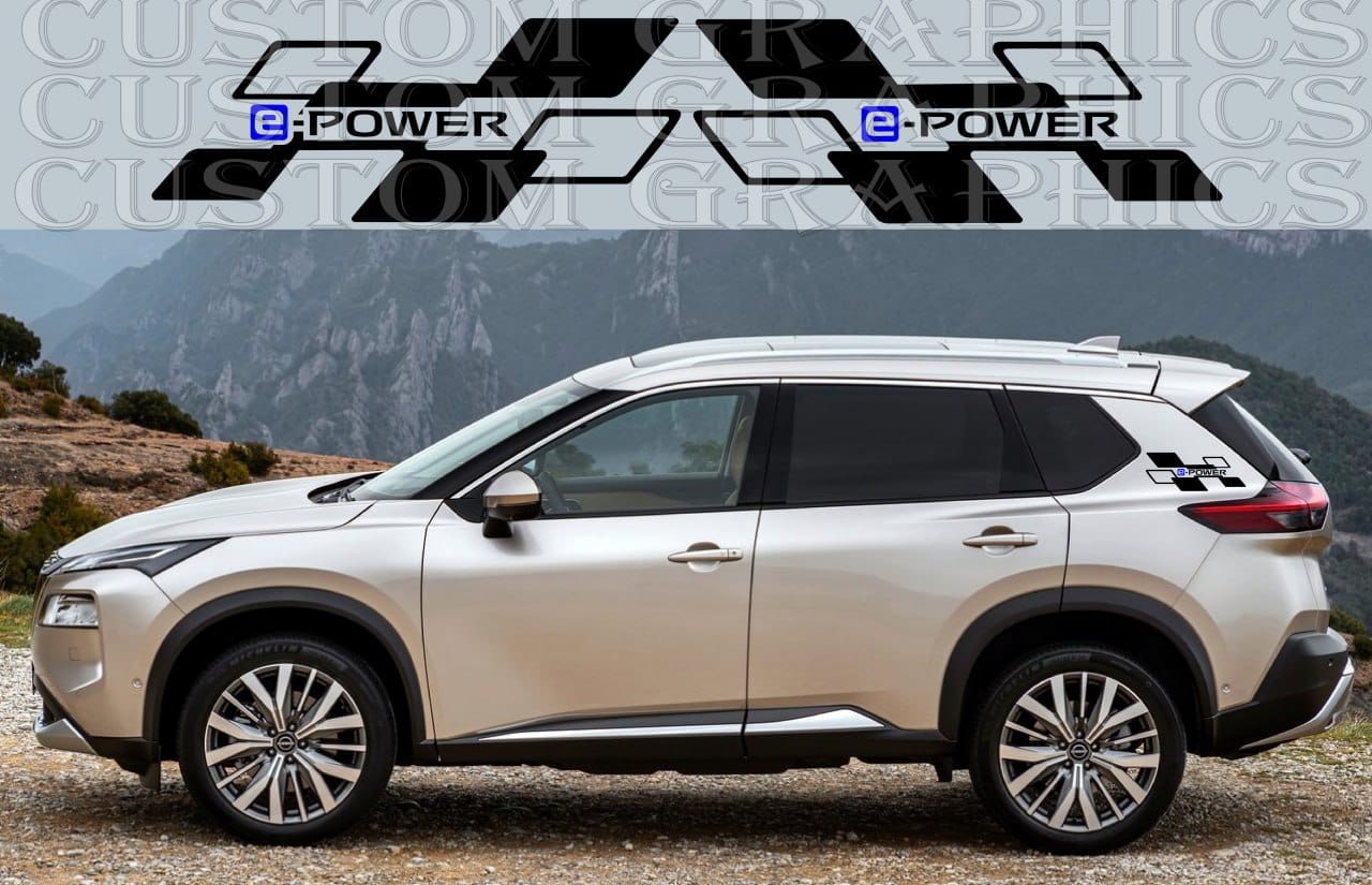 Premium Sticker Compatible With Nissan X-Trail New Rear Design