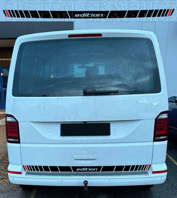 Premium Tailgate Vinyl Sticker Compatible with Vw Transporter New Best sign
