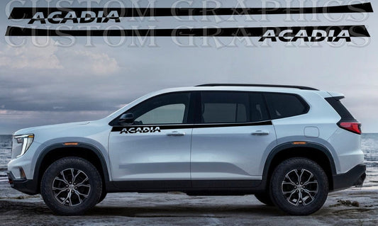 Premium Sticker Compatible With GMC Acadia Denali Up Line Design