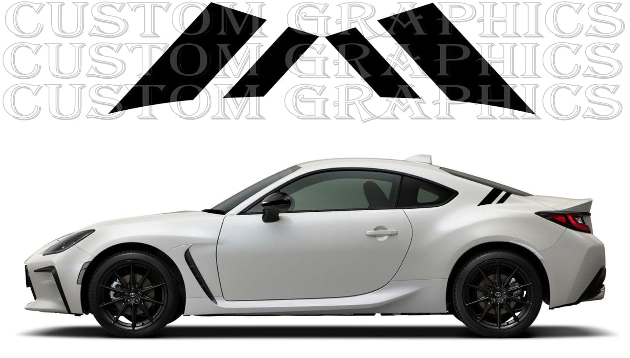 Premium Hood Vinyl Sticker Compatible With Toyota GR 86 Style Classic Design Decorative car decals Car window stickers Exclusive car decals
