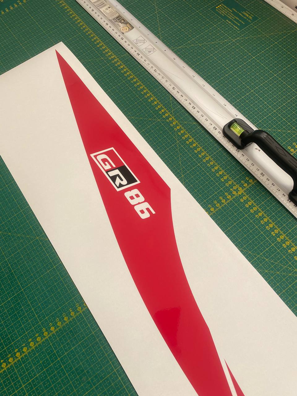 Premium Vinyl Sticker Compatible With Toyota GR 86 Unique Line Design