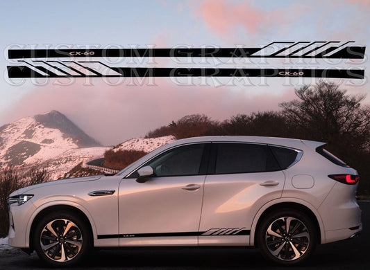 Style Sticker Compatible with Mazda CX-60 New Vinyl Body Kit Decal