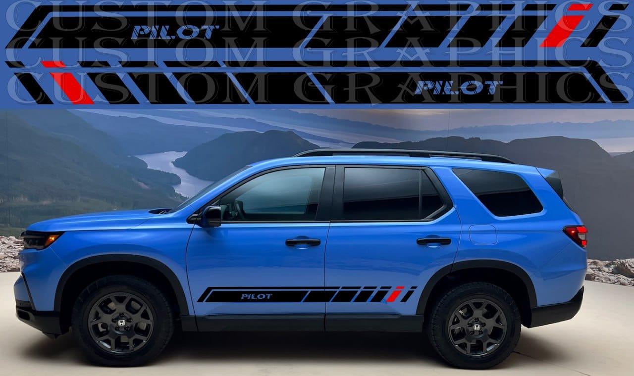 Stickers Compatible With Honda Pilot Unique Design Vinyl Decal