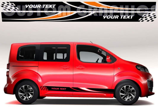 Vinyl Graphics 2 color Design universal sticker decal man graphic for Car Any Vehicle | UNIVERSAL STICKERS