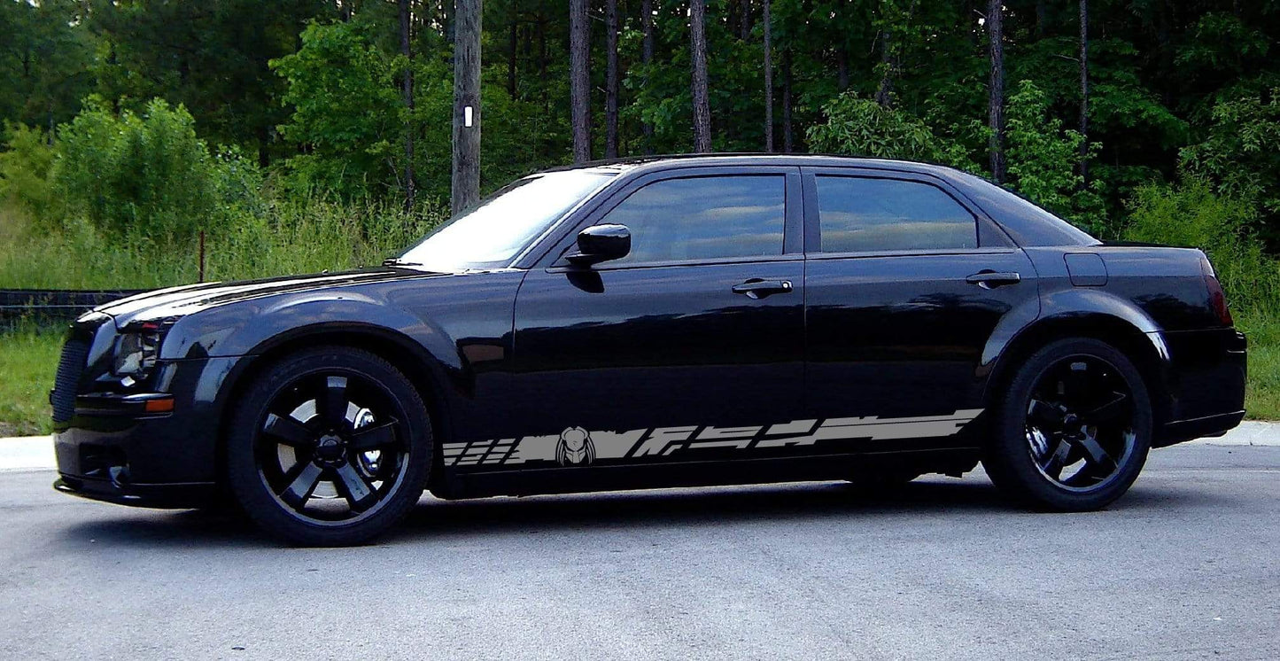 Premium Vinyl Sticker Compatible with Chrysler 300 All Models Unique Decals Sticker Street Auto