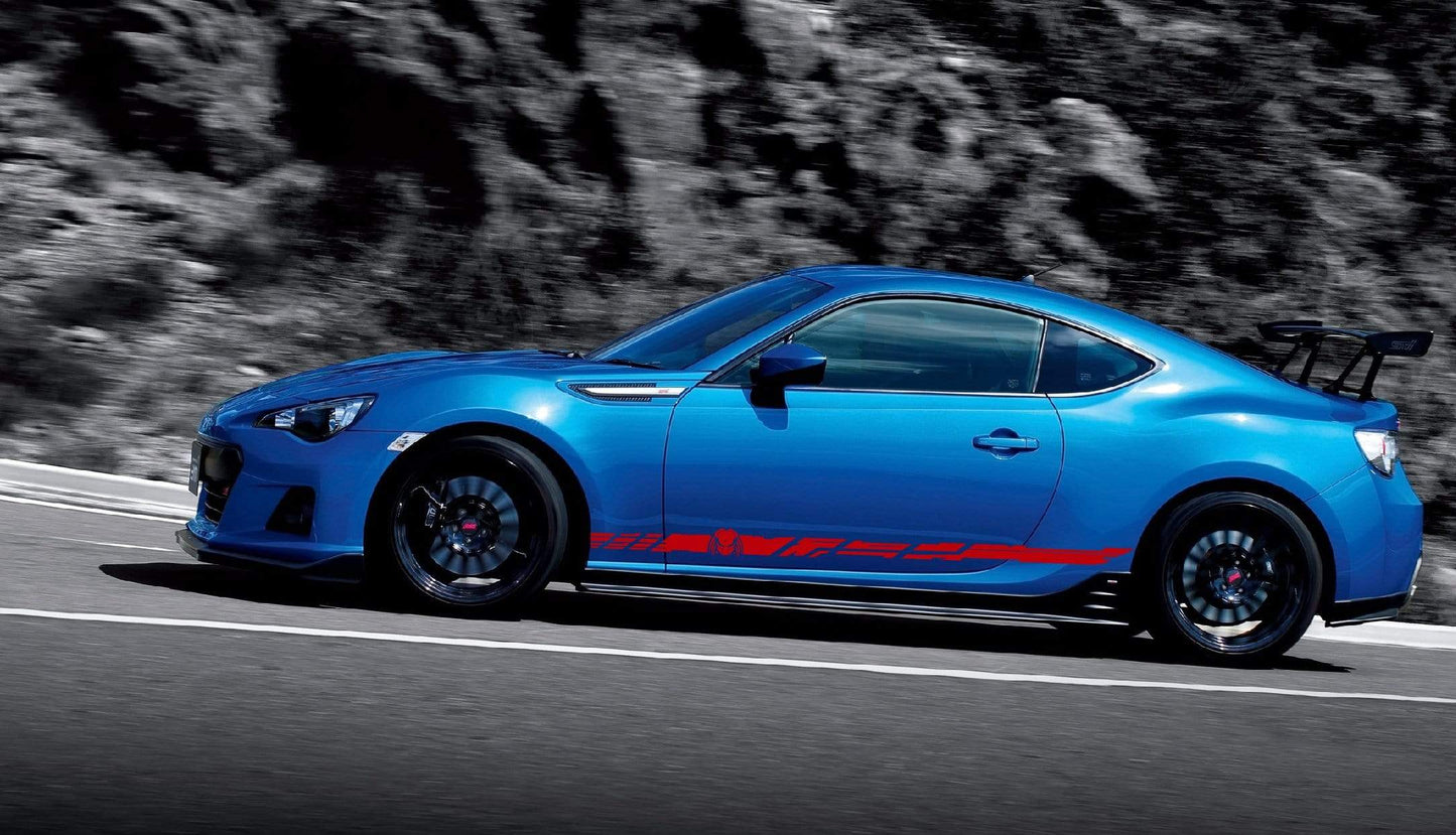 Premium Vinyl Stickers Compatible with Subaru BRZ Alien Logo Design BFF