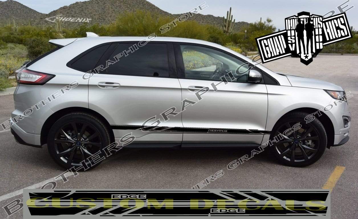 Premium Vinyl Stickers Compatible With Ford Edge Style Design