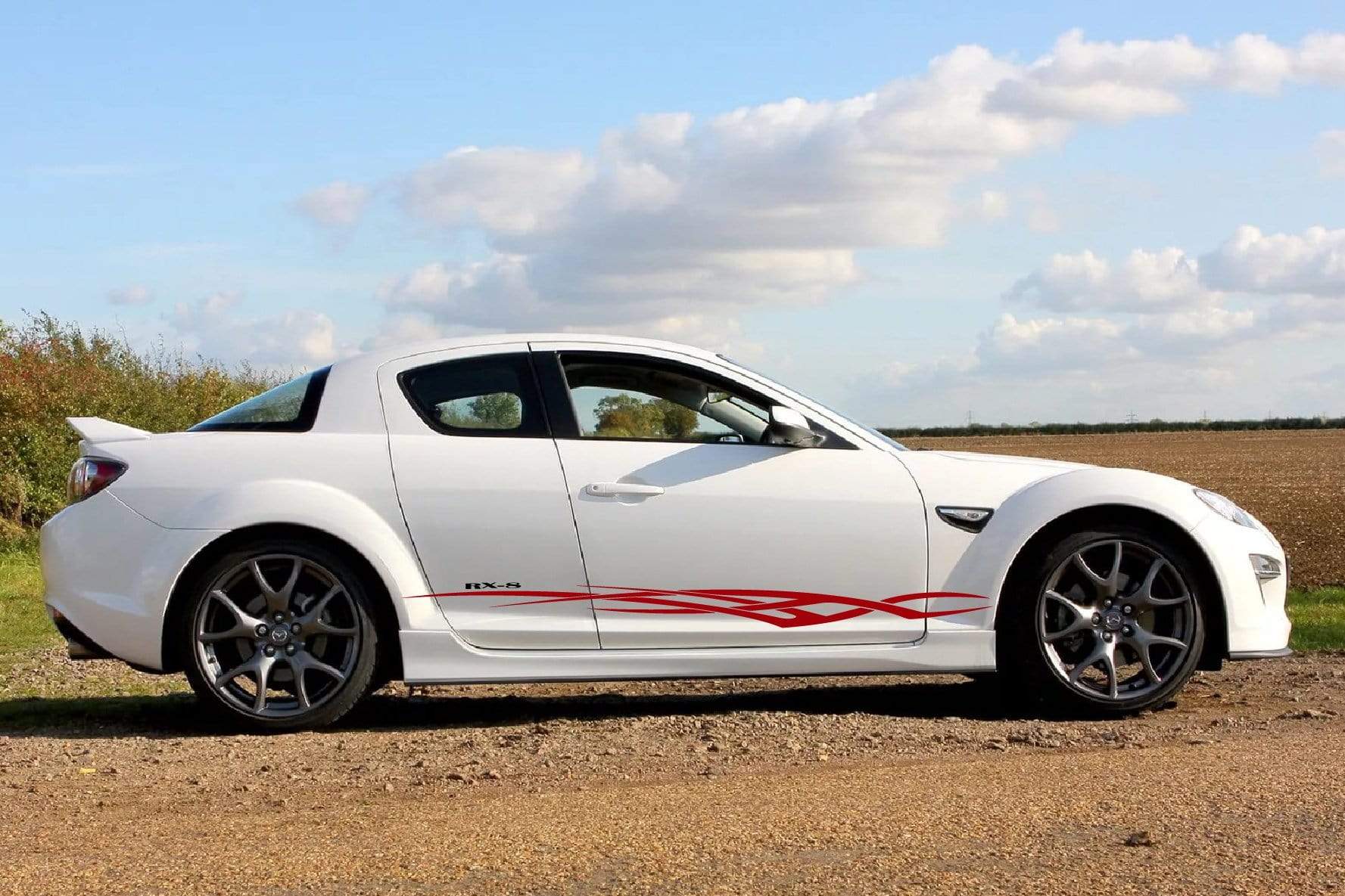Premium Vinyl Stickers Compatible With Mazda RX-8 Tribal Design Automotive decals