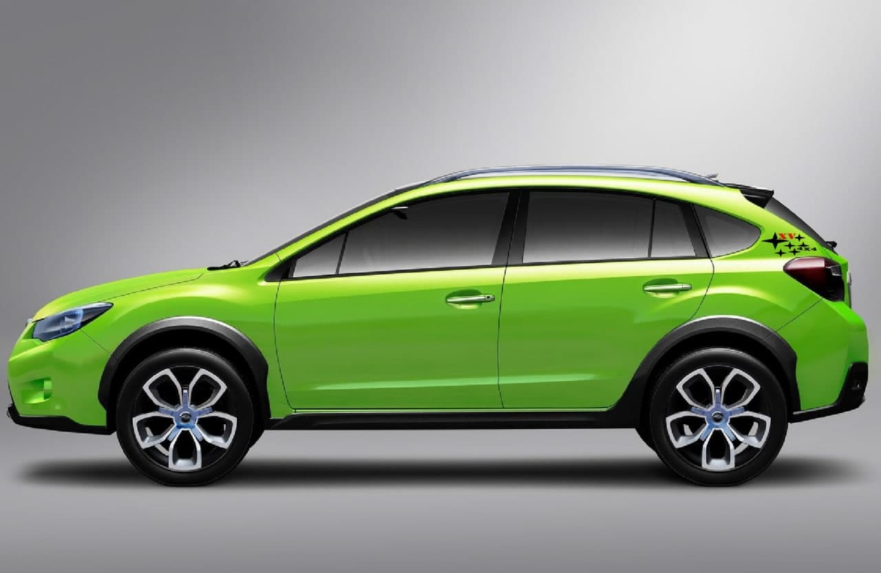 Vinyl Graphics Best 2 color Line Design Vinyl decal Stickers Compatible with Subaru XV CAR STICKERS