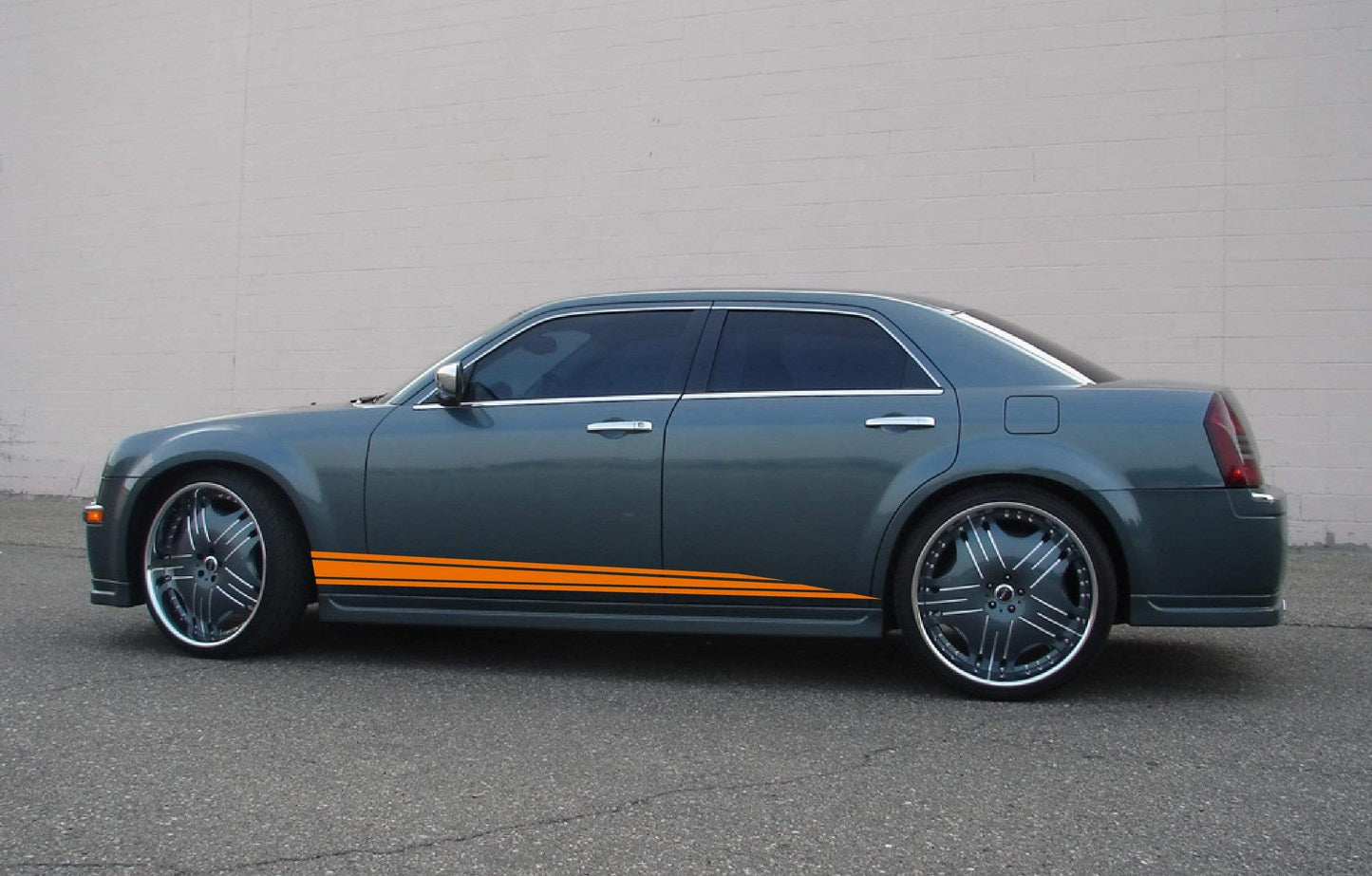 Premium Vinyl Sticker Compatible with Chrysler 300 All Models Classic Decals Classic Design Street Auto