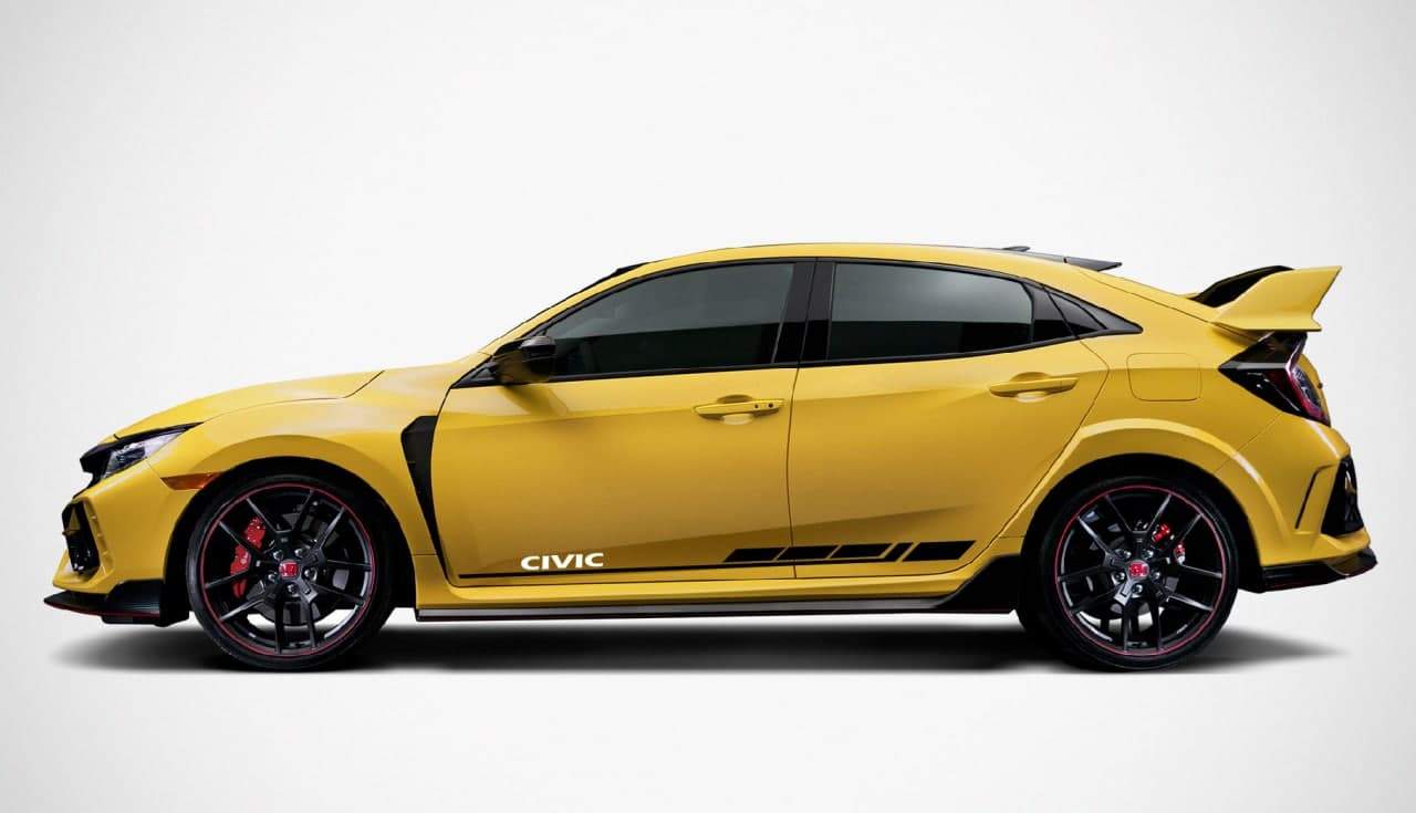 Vinyl Graphics Block Graphic Line Stickers Compatible With Honda Civic, All Models Size