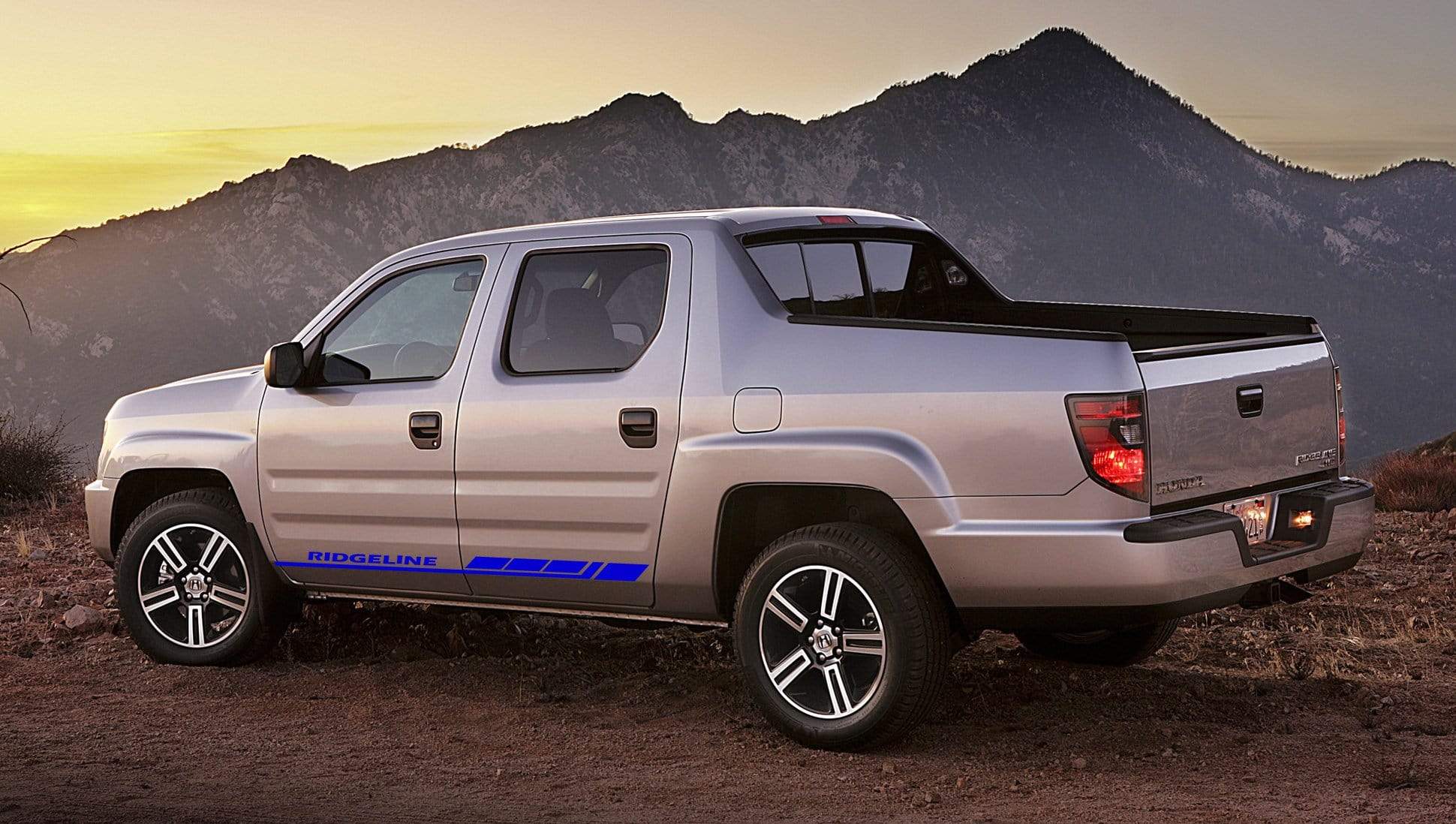 Vinyl Graphics Block Line Graphics Vinyl Stickers Compatible With Honda Ridgeline