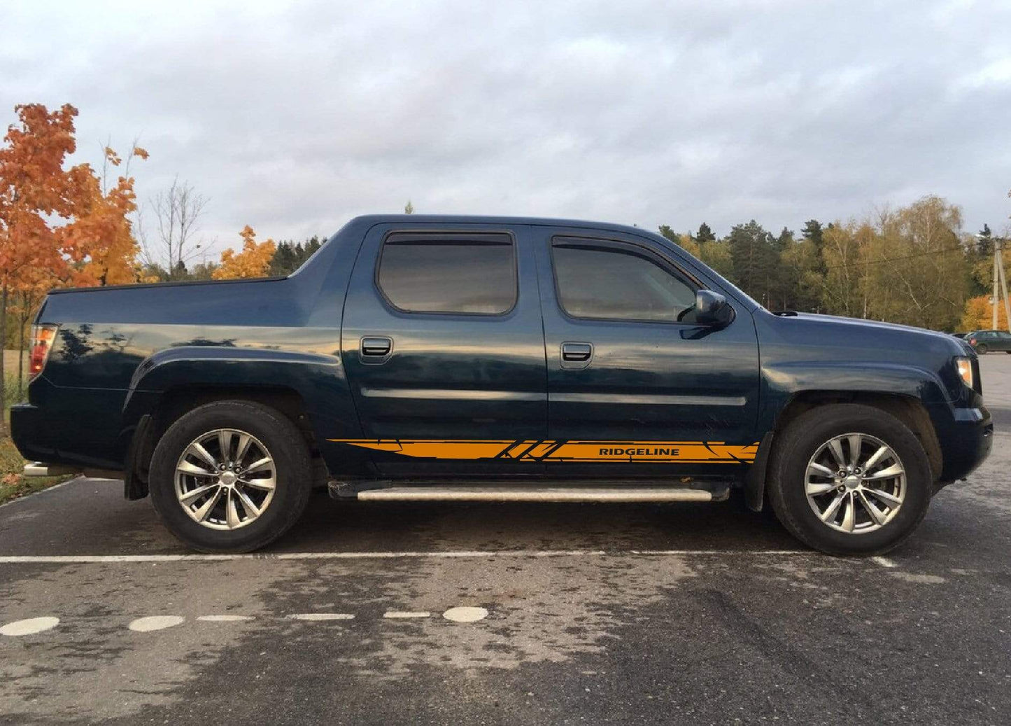 Car Doors Line Graphics Vinyl Stickers For Honda Ridgeline