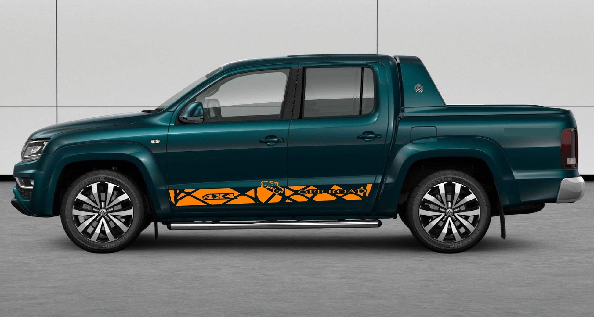 Car Graphics Compatible with vw Amarok Premium Stripe Decals for 2010–2025 Models