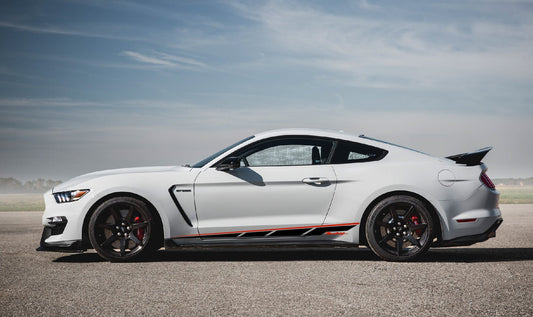 Car Side Vinyl Stripe For Ford Mustang | Black ford decal