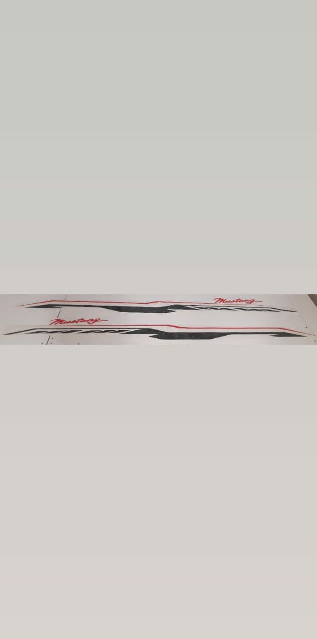 Vinyl Graphics Custom Graphics For Ford MUSTANG | Mustang vinyl racing stripes