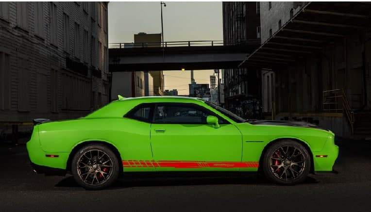 Vinyl Graphics Custom Racing Decal Sticker Compatible with Dodge Challenger SRT