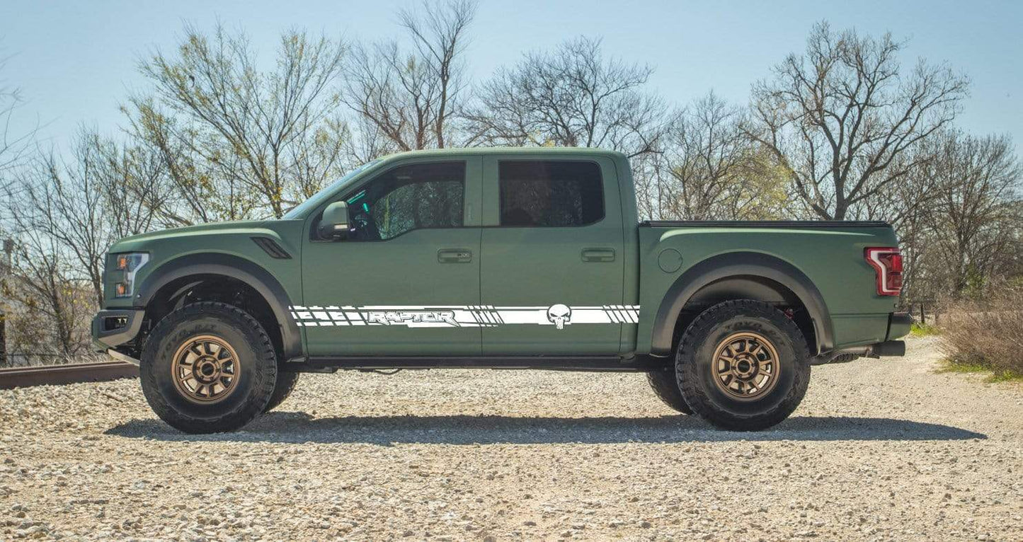 Decal Sticker Vinyl Side Racing Stripes fit Ford F-150 Raptor SVT Stickers