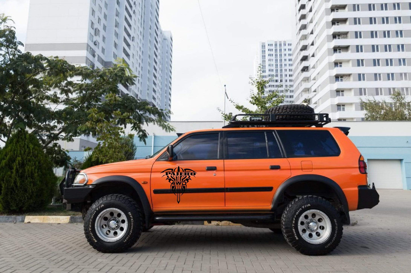Premium Quality Stickers Compatible with Mitsubishi Pajero Vinyl car stickers Automotive decals