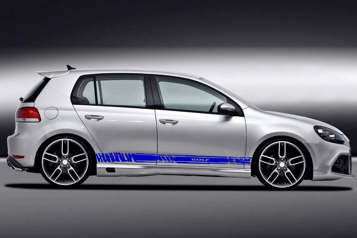 Decal Sticker Vinyl Side Racing Stripes for VW Golf