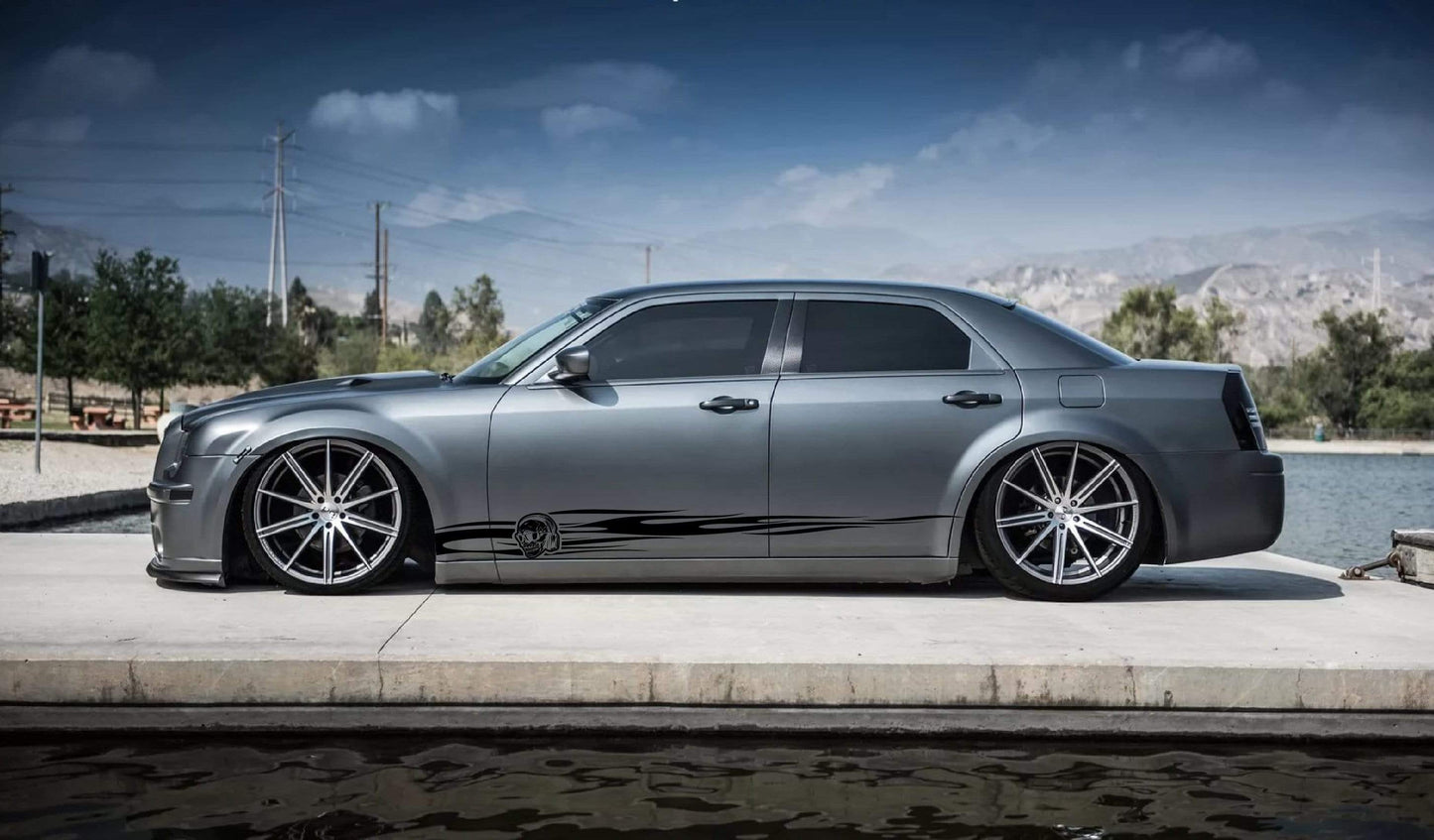 Flame Skull Graphics for Chrysler 300 300S | Chrysler 300 graphic kit