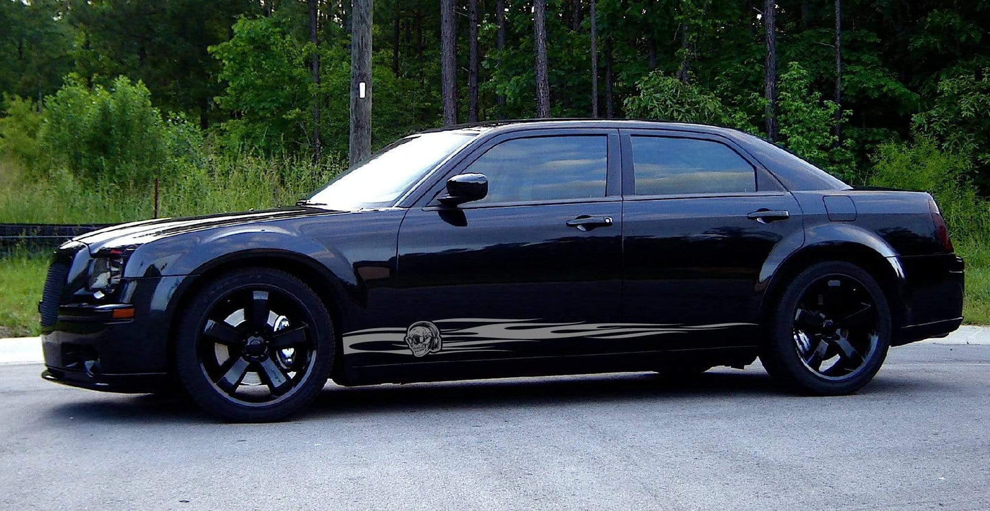 Flame Skull Graphics for Chrysler 300 300S | Chrysler 300 graphic kit