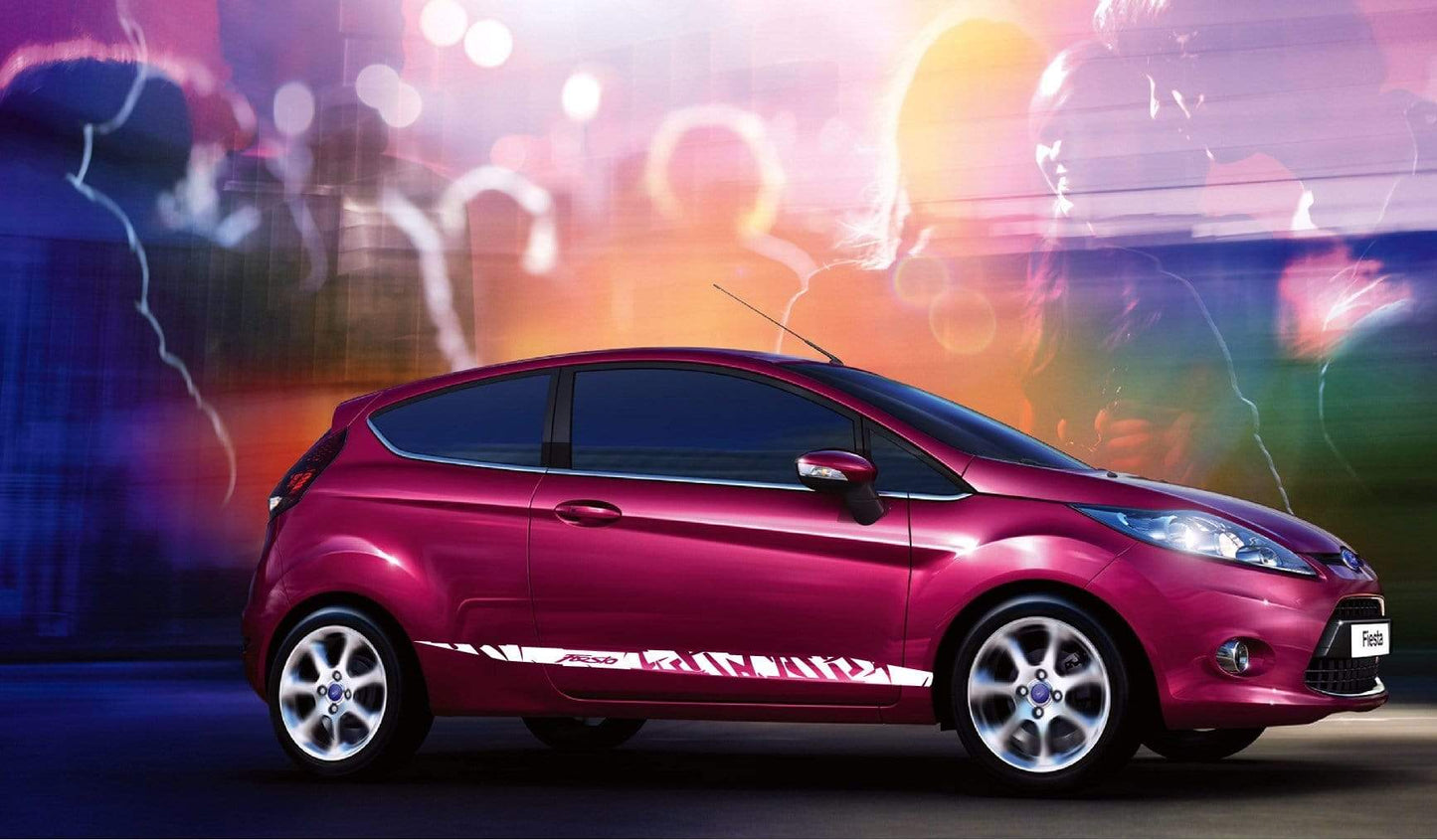 New Premium Vinyl Stickers Compatible with Ford Fiesta Stylish Exclusive Car