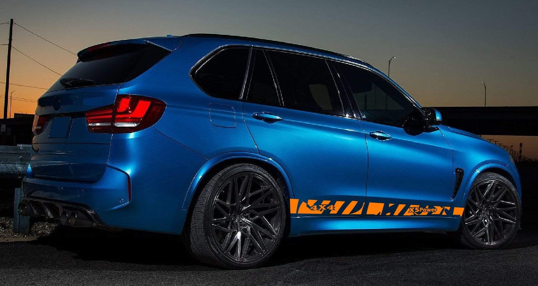 Truck Decals stripes vinyl decals for BMW X5 - Brothers-Graphics